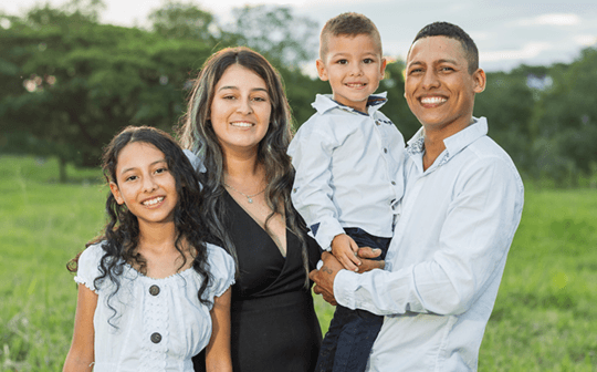 Truck driver in vehicle